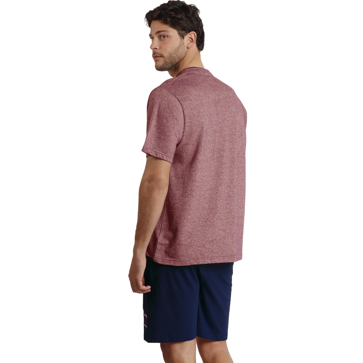 Pyjama short chemise Sailing Antonio Miro bordeaux, ADMAS
