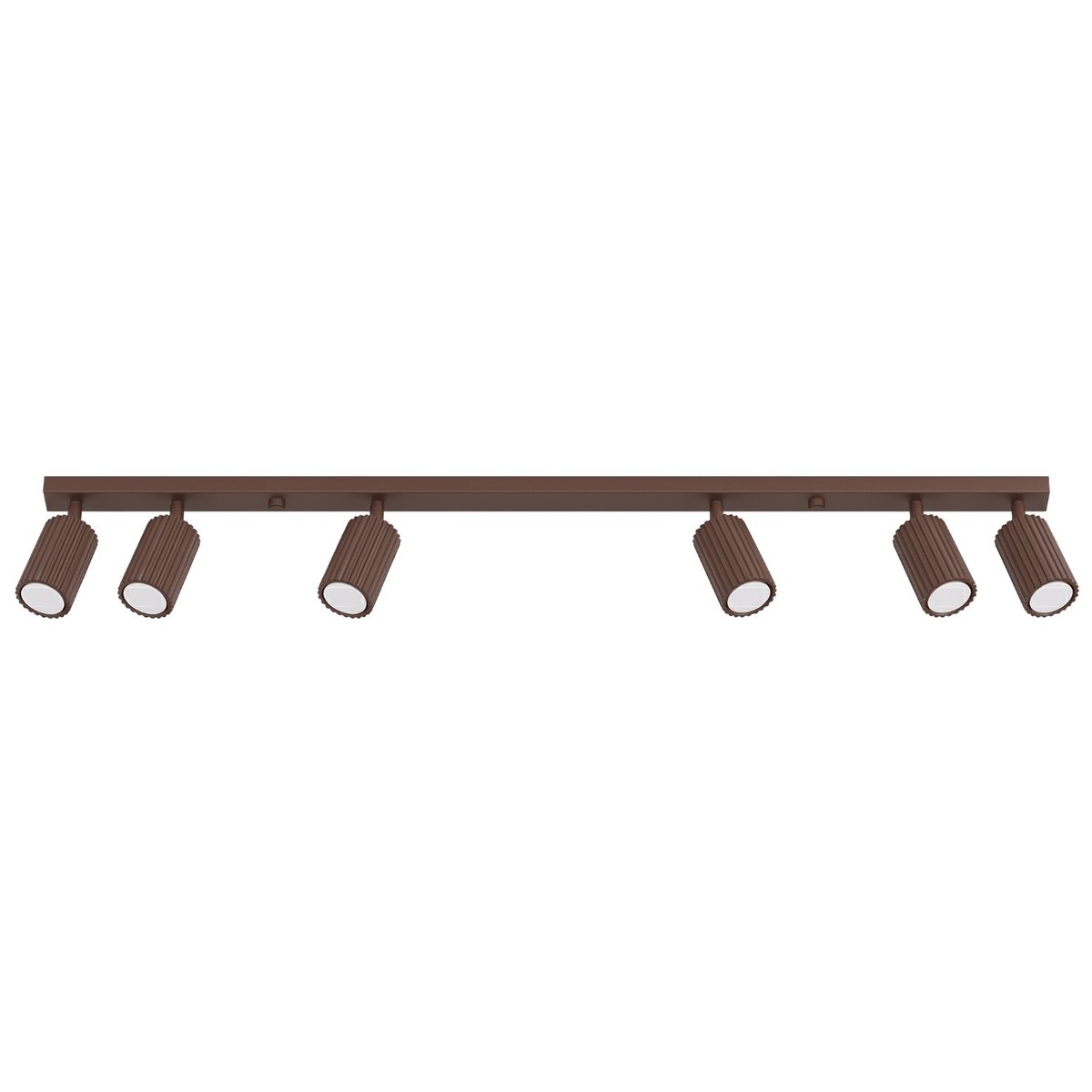 Plafonnier Aluminium Brun GU10 6 Karbon brun, EDEN