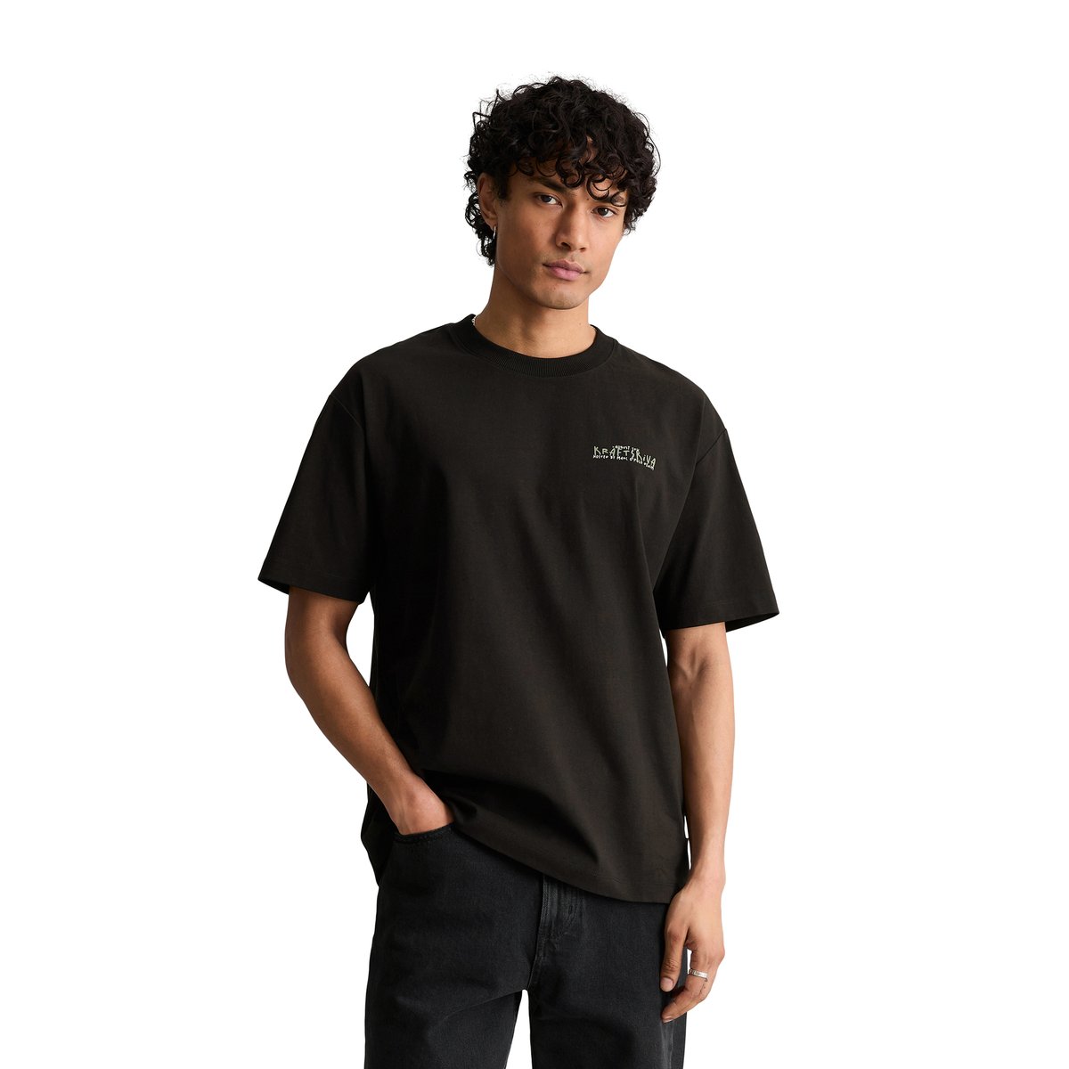 T-shirt Crayfish Capsule avec impression dans le dos noir, MARC O’POLO DENIM