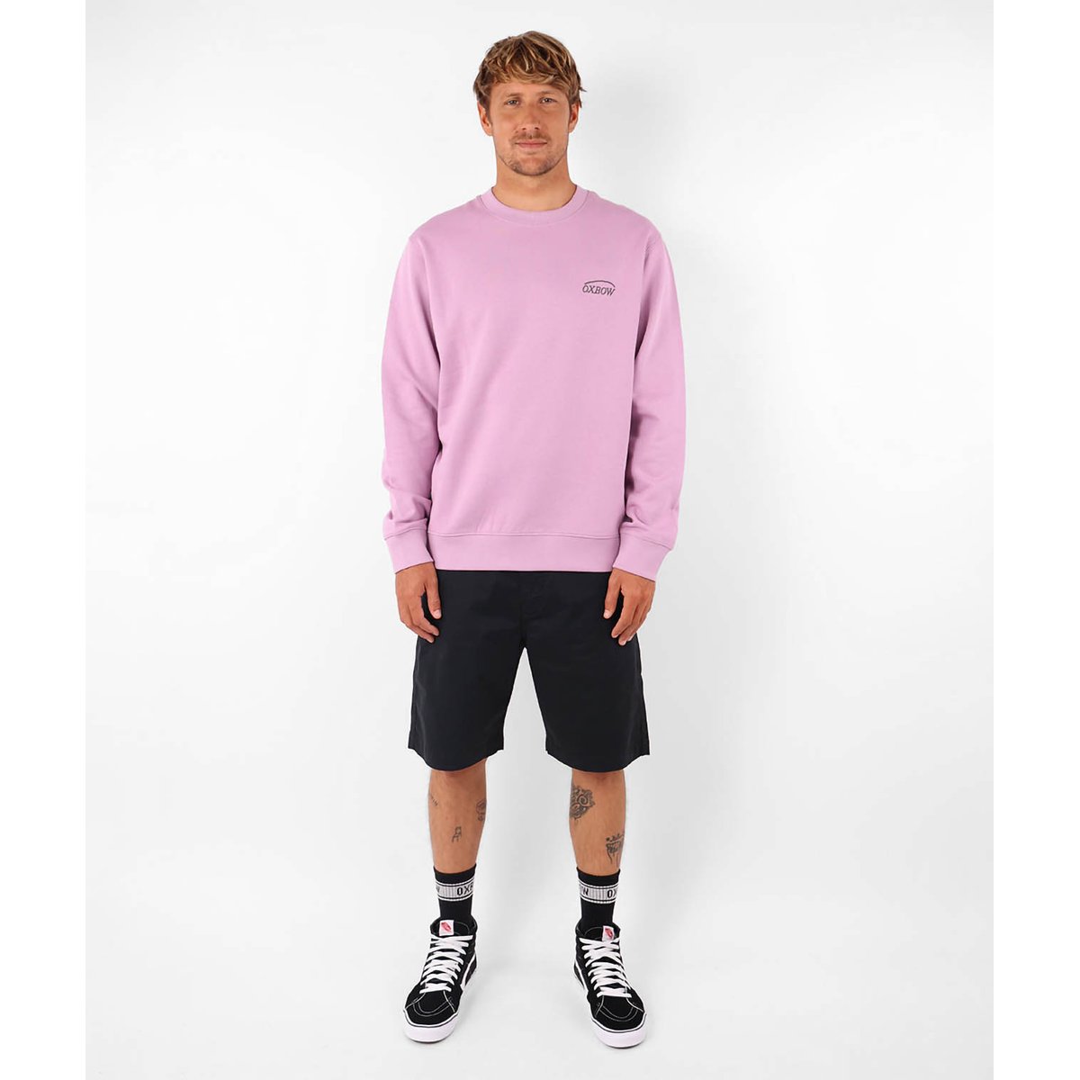 Sweat col rond SERONI lilas, OXBOW