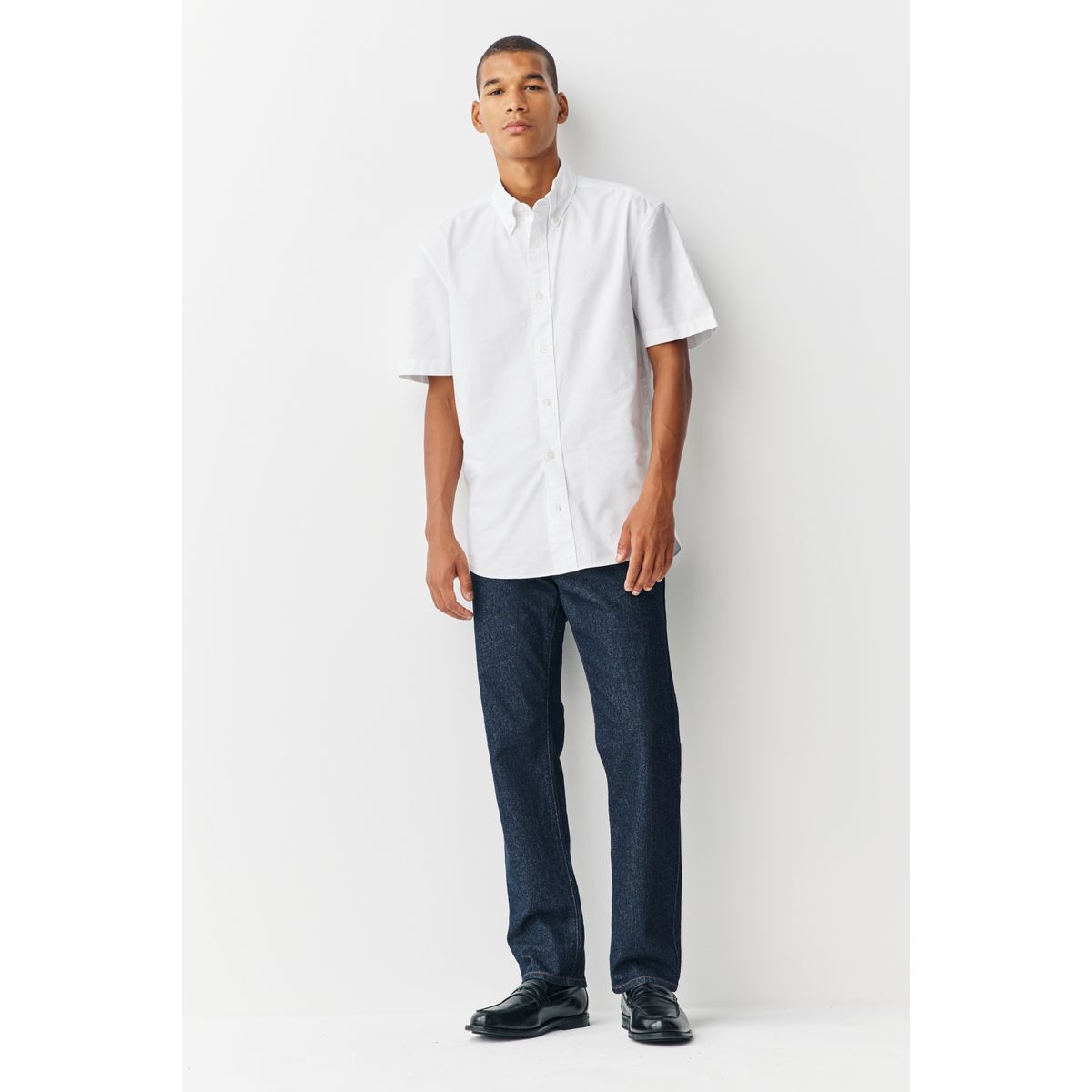 Chemise oxford à manches courtes blanc, NEXT