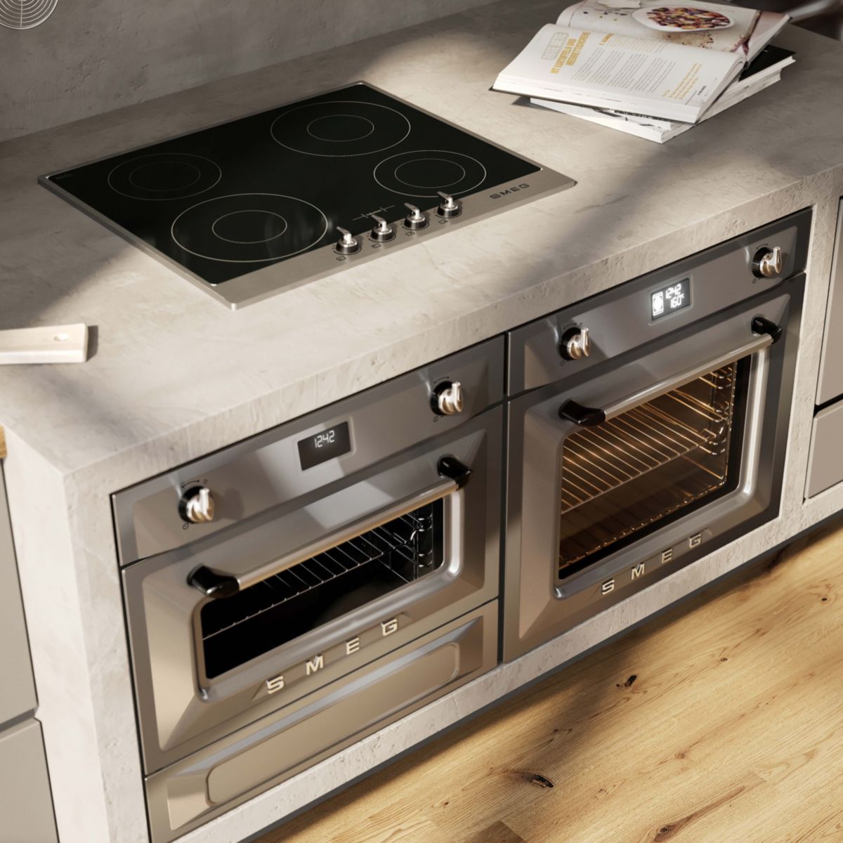 Plaque induction SI964XM couleur unique, SMEG