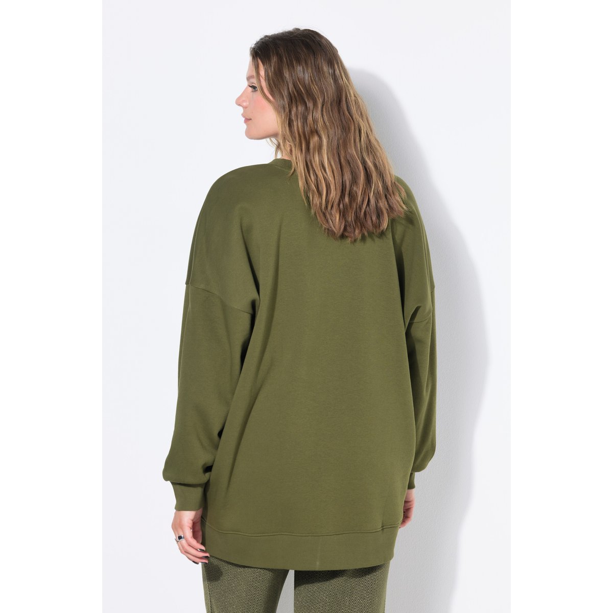 Sweat-shirt oversized avec patch à message palmiers verts, STUDIO UNTOLD