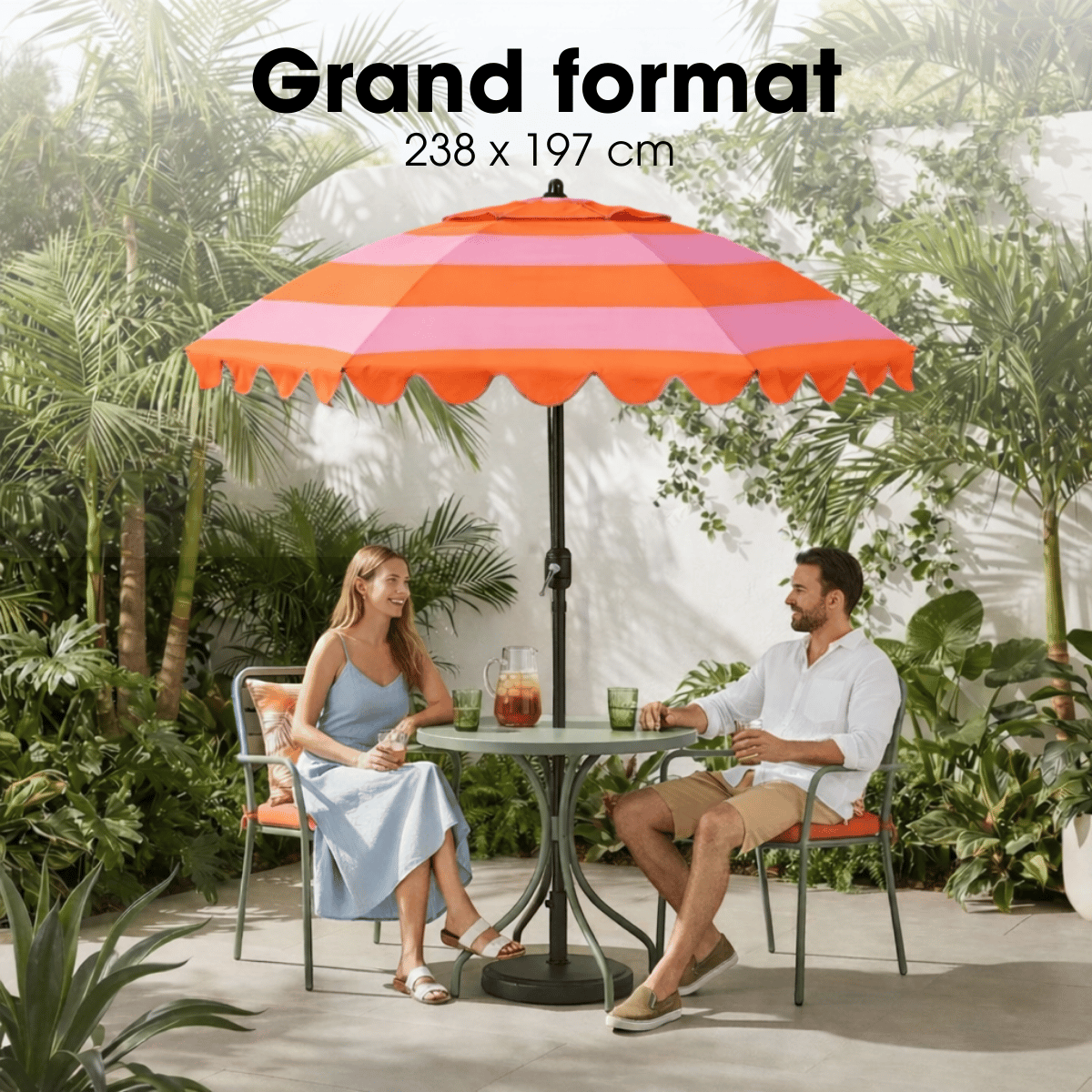 Parasol orange, MICA DECORATIONS