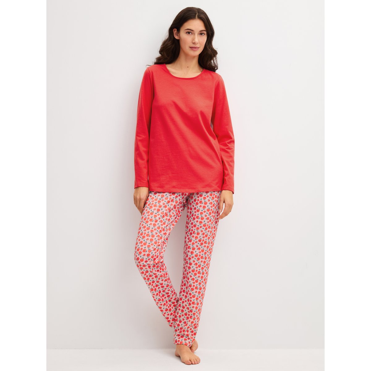 Pyjama manches longues Coton MYSTIC NIGHTS rougeoiement, CALIDA