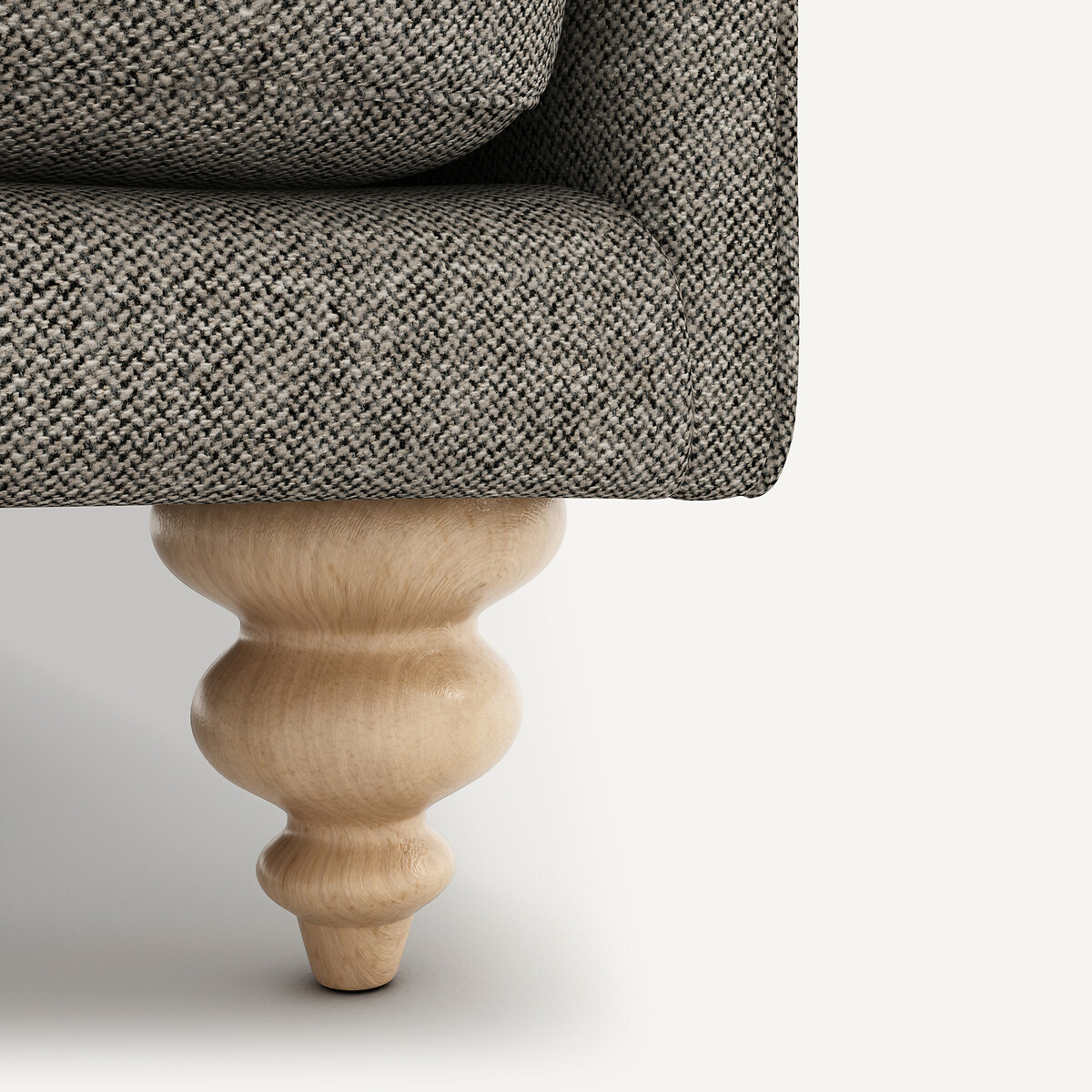 2-Sitzer-Sofa Lazare, Tweed-Optik cappuccino, AM.PM