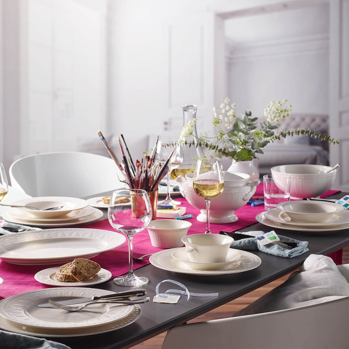 Plat Ovale CELLINI blanc, VILLEROY & BOCH