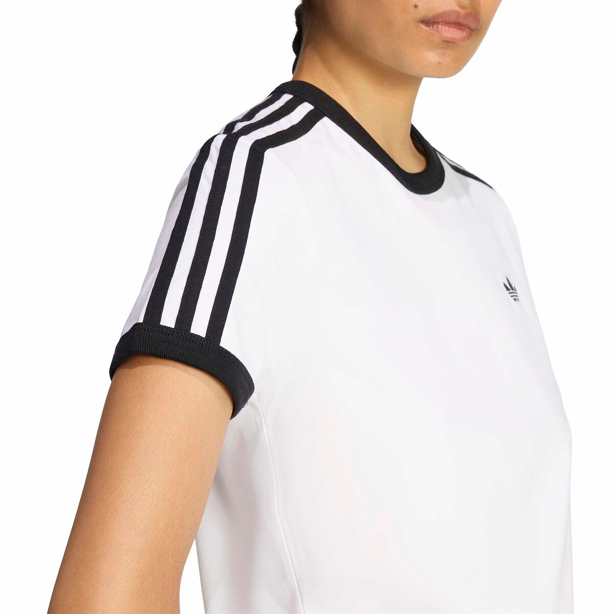T-shirt manches courtes 3 Stripes blanc, adidas Originals