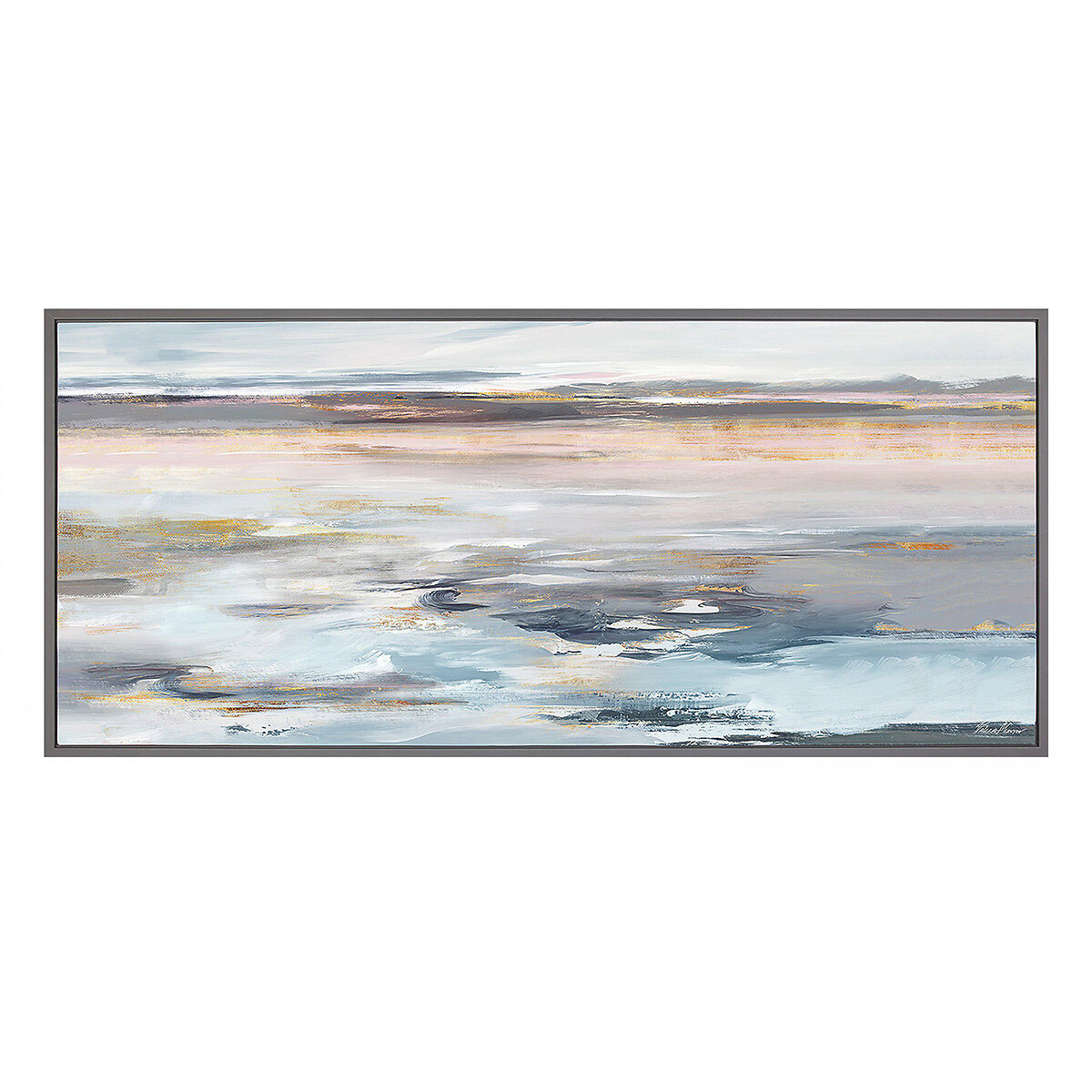 134x59cm Calm Tide Printed Canvas blue, ÉDITÉ