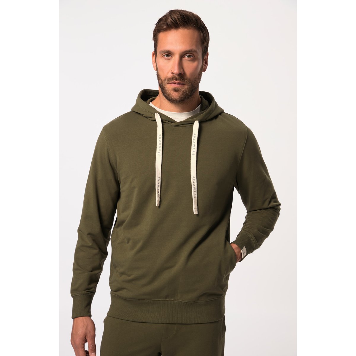 Sweat à capuche FLEXNAMIC®. Coton forêt verte, JP1880