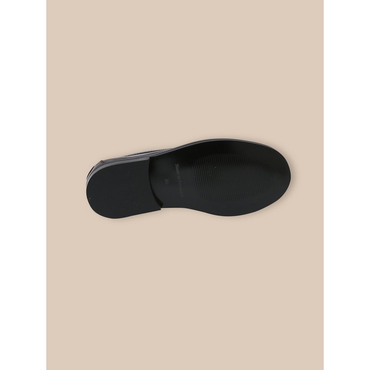 Mocassins en cuir chocolat, CYRILLUS