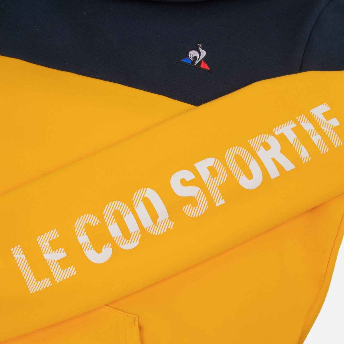 Sweat à capuche bleu, LE COQ SPORTIF