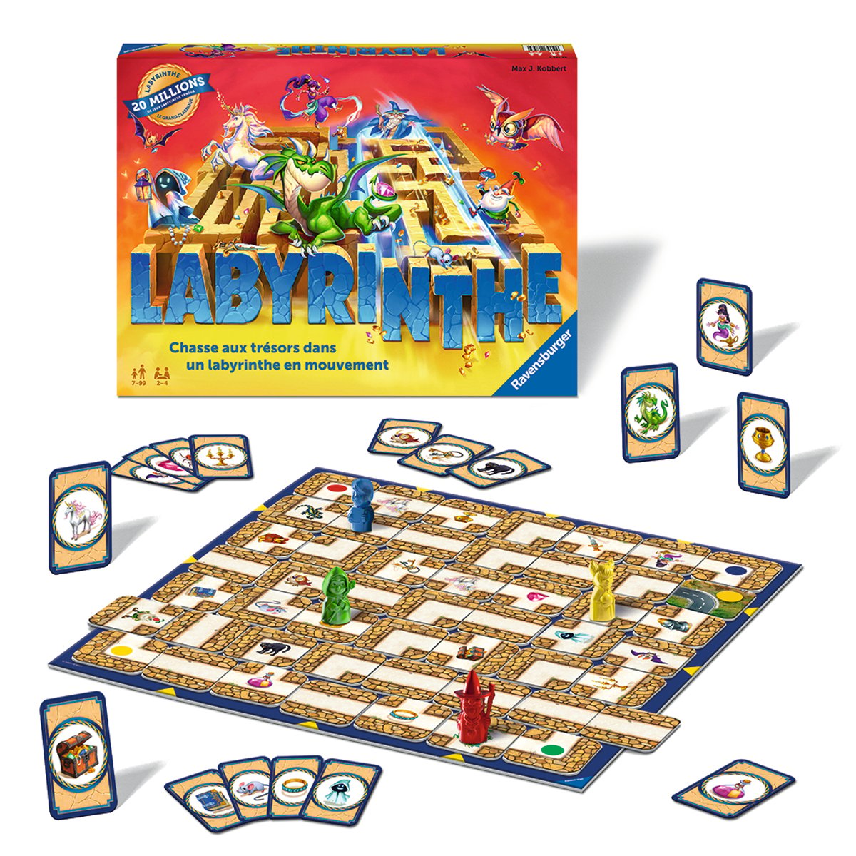 Labyrinthe jeu de societe couleur unique, RAVENSBURGER