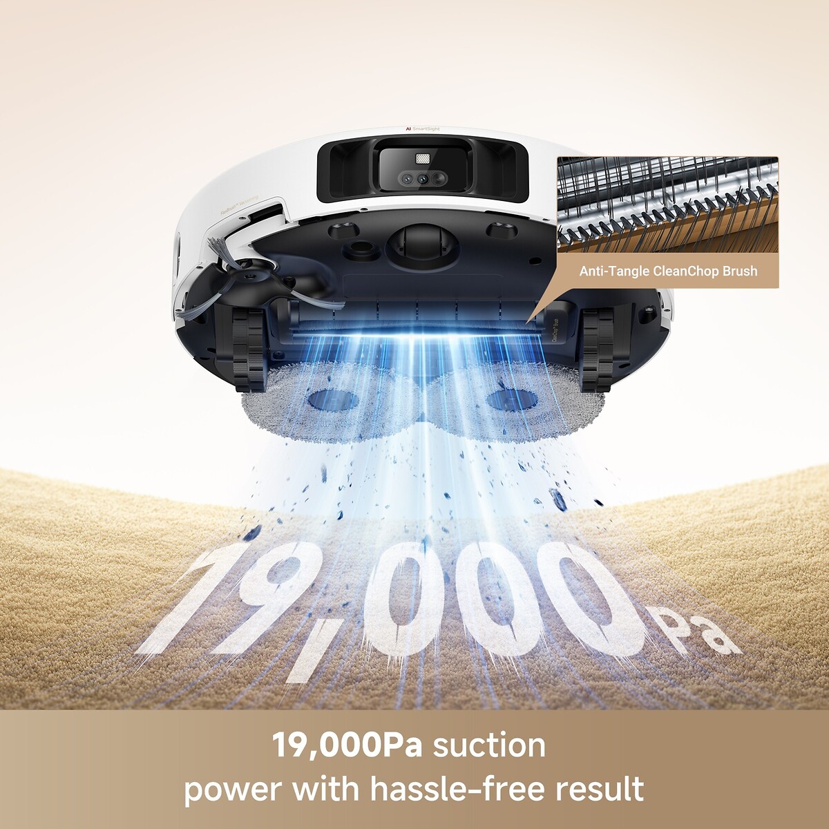P50 Pro Ultra Robot Vacuum Cleaner - RLP53HE white, MOVA