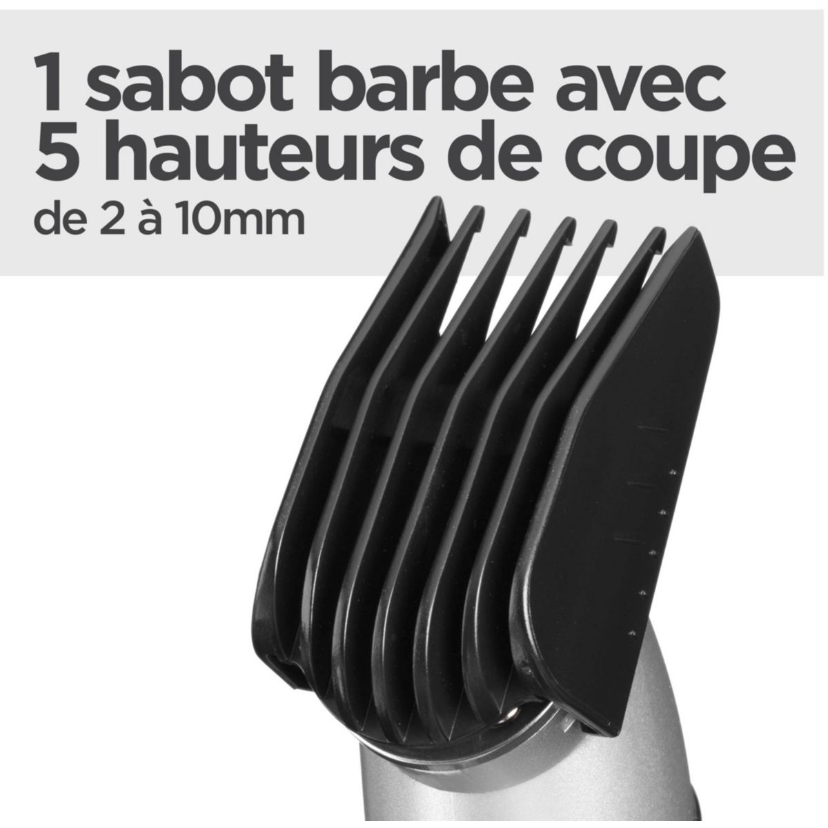 Tondeuse multi usages 11 en 1 MT812E, 4 hauteurs de coupe, précision 0,5 mm, autonomie 240 mn couleur unique, BABYLISS