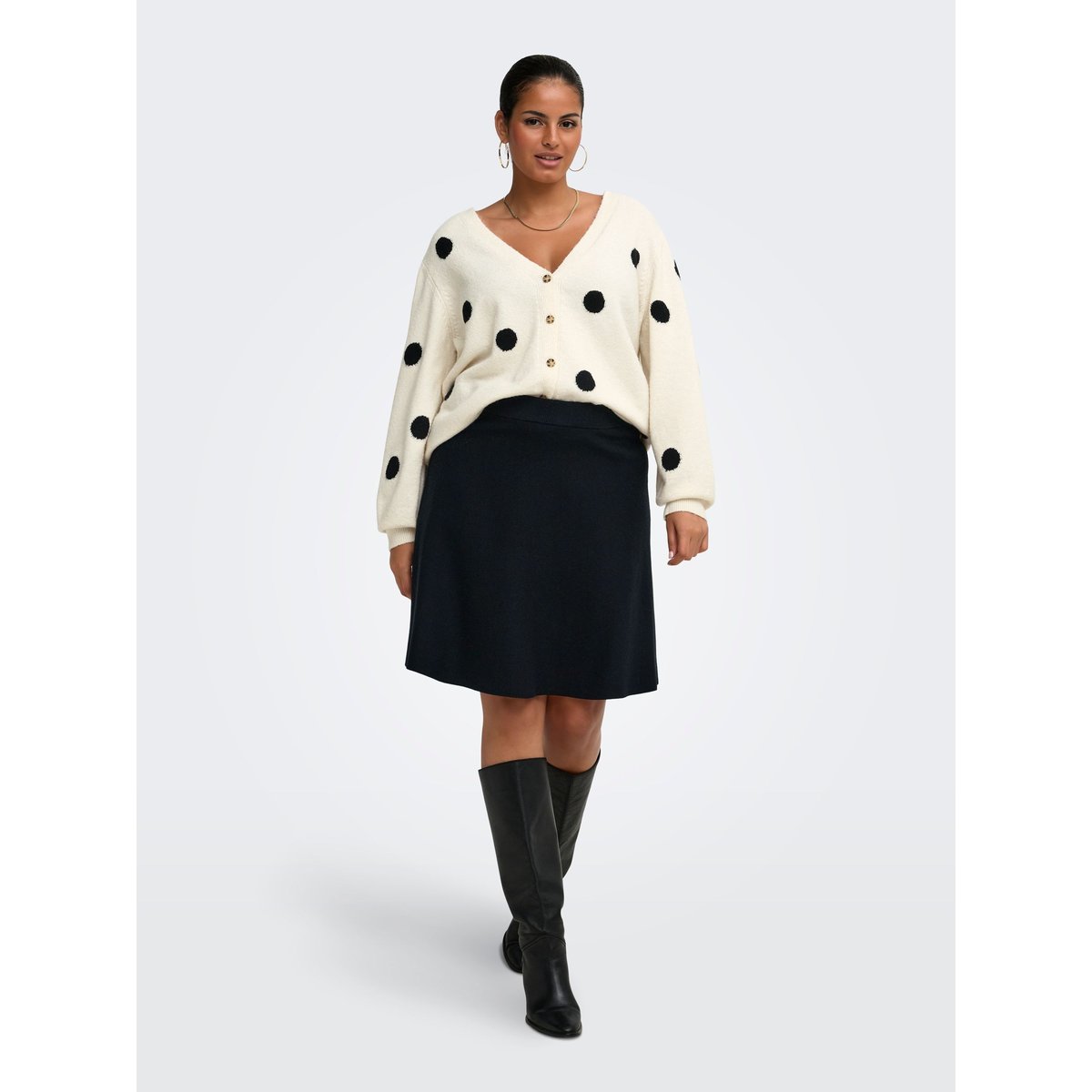 Jupe En Maille black, ONLY CARMAKOMA
