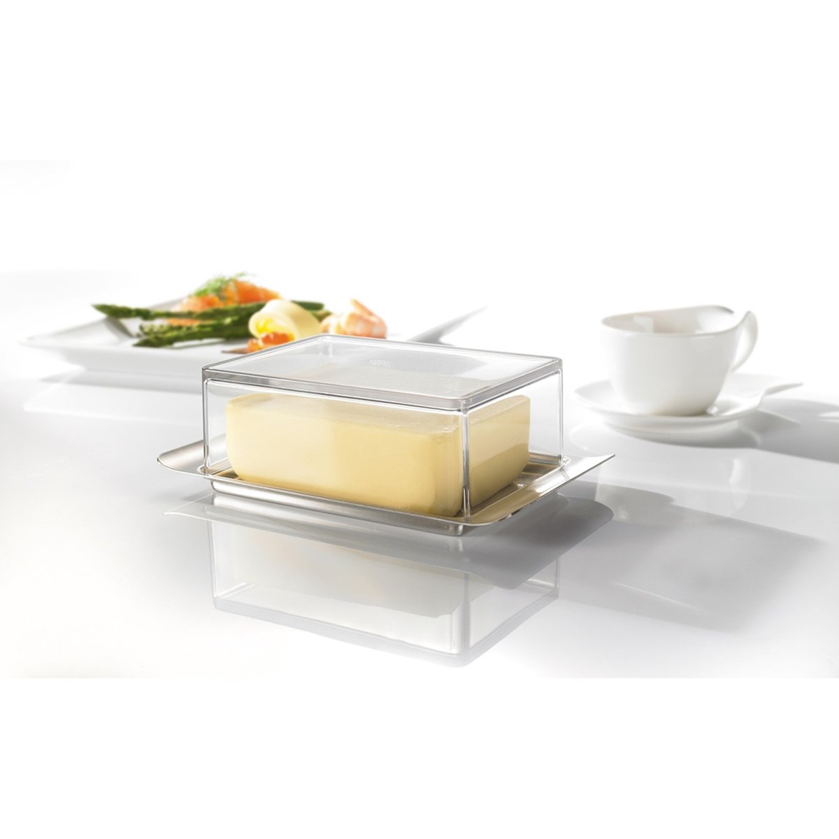 Beurrier BUTELO 250 g argent, GEFU