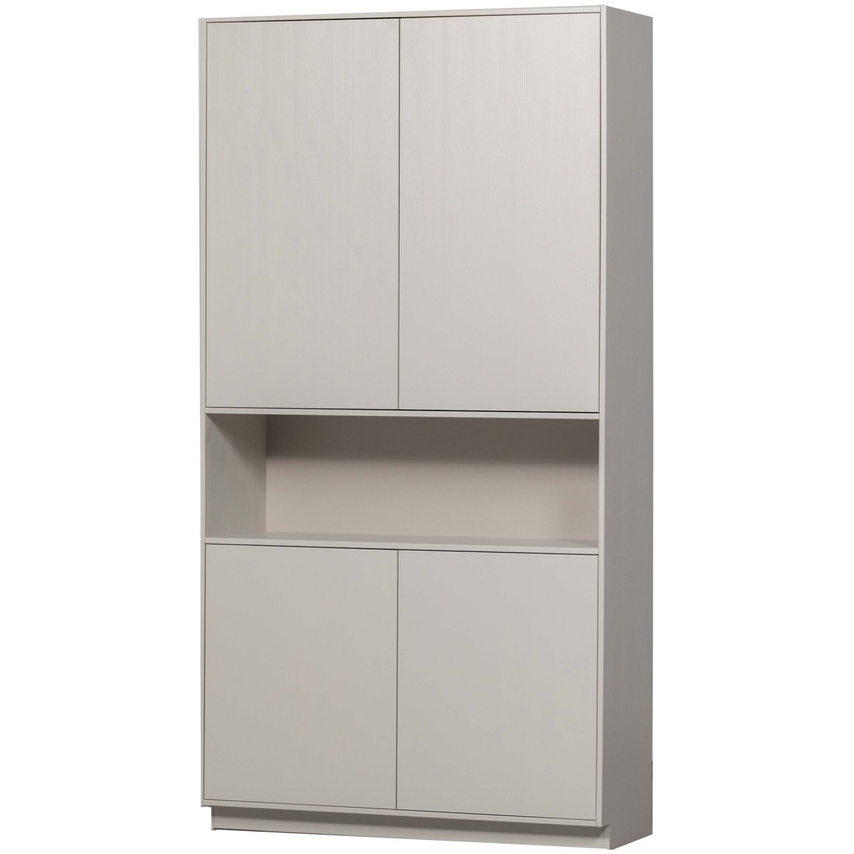 Armoire de rangement en pin FINCA gris, WOOOD