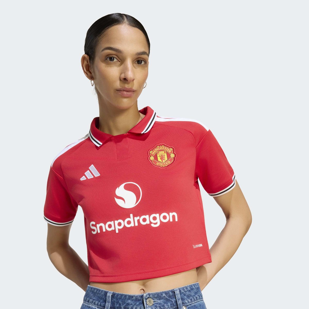 Maillot Domicile Manchester United 26/27 Crop Maillot Domicile Manchester United 26/27 Crop mufc red, adidas Performance
