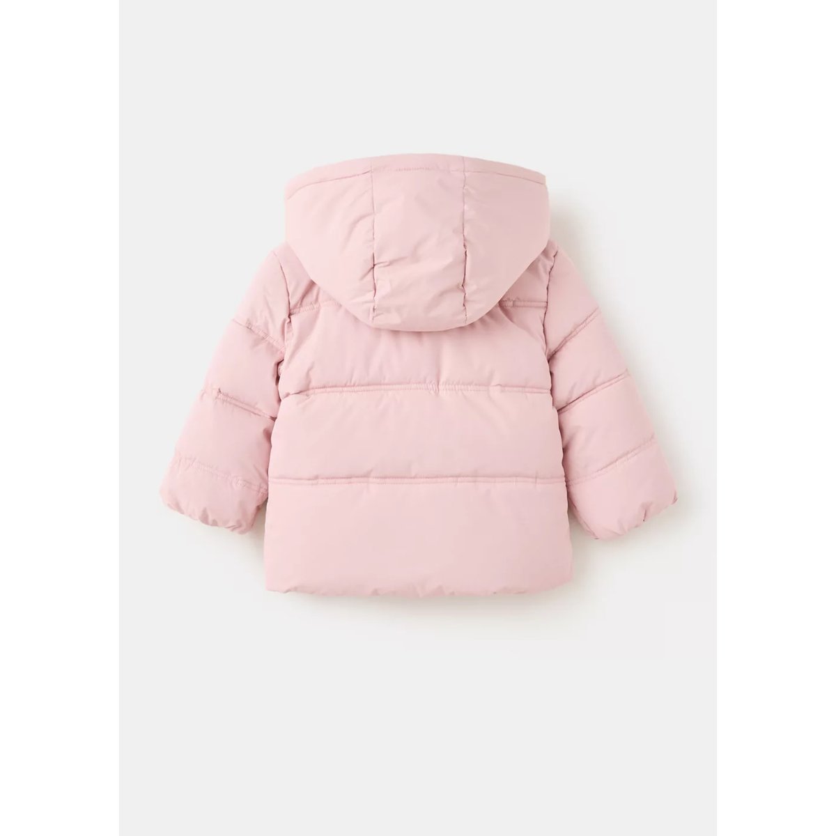 Anorak matelassé à capuche rose, MANGO BABY
