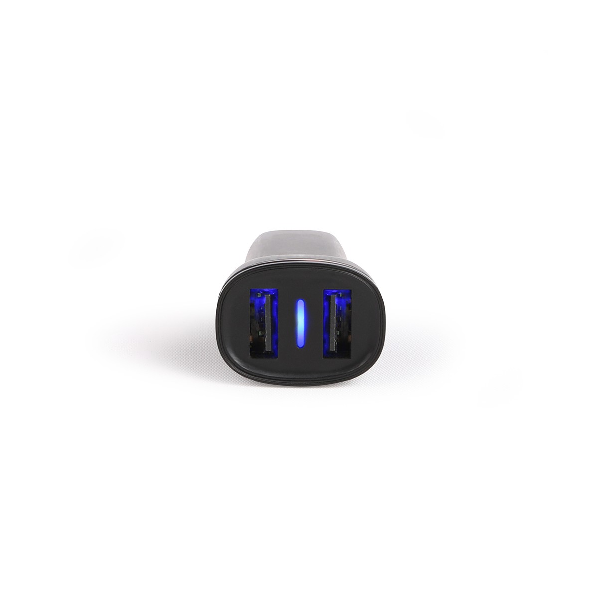 Adaptateur allume-cigare double USB couleur unique, LIVOO