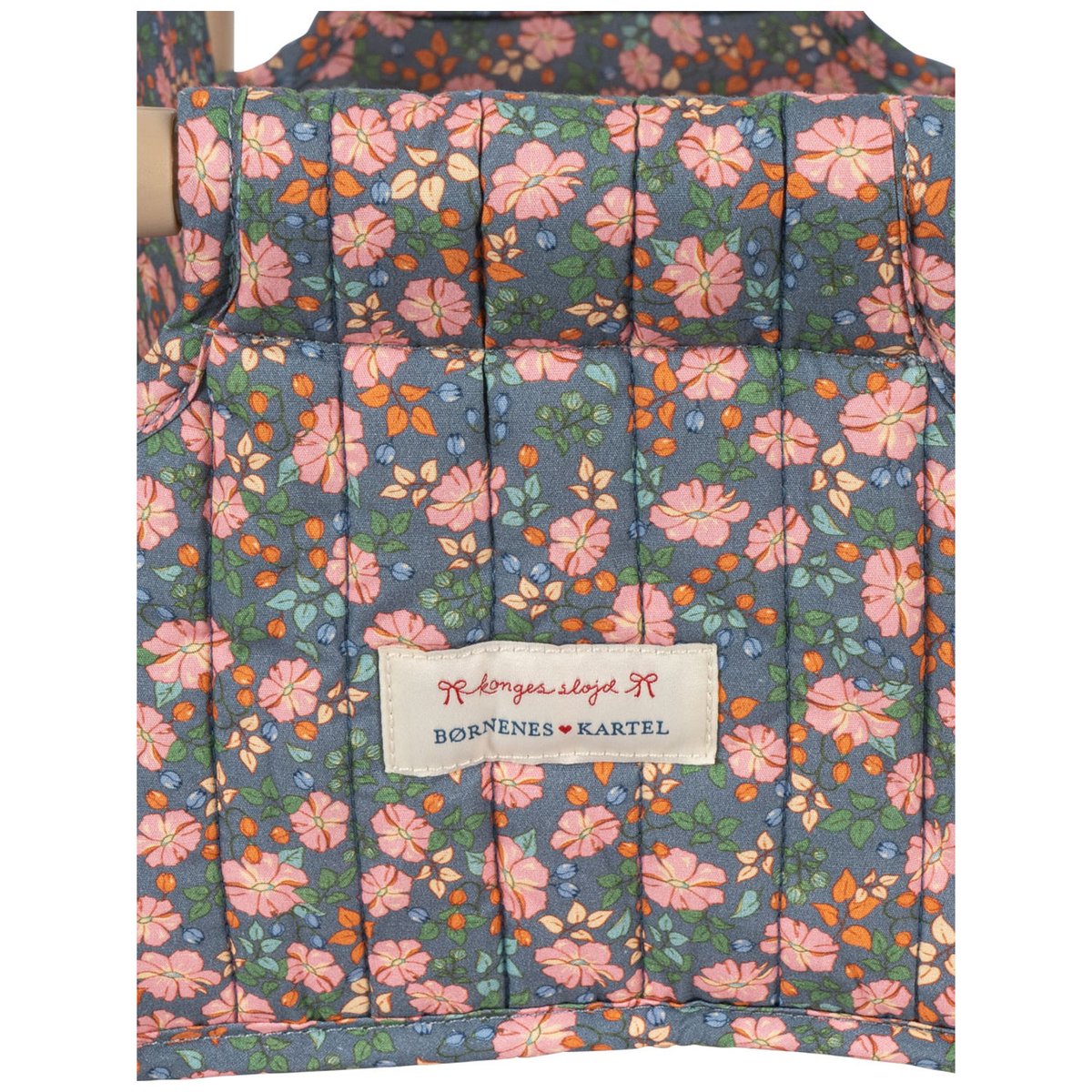 Lit parapluie pour poupée rose, bleu, vert, KONGES SLOJD