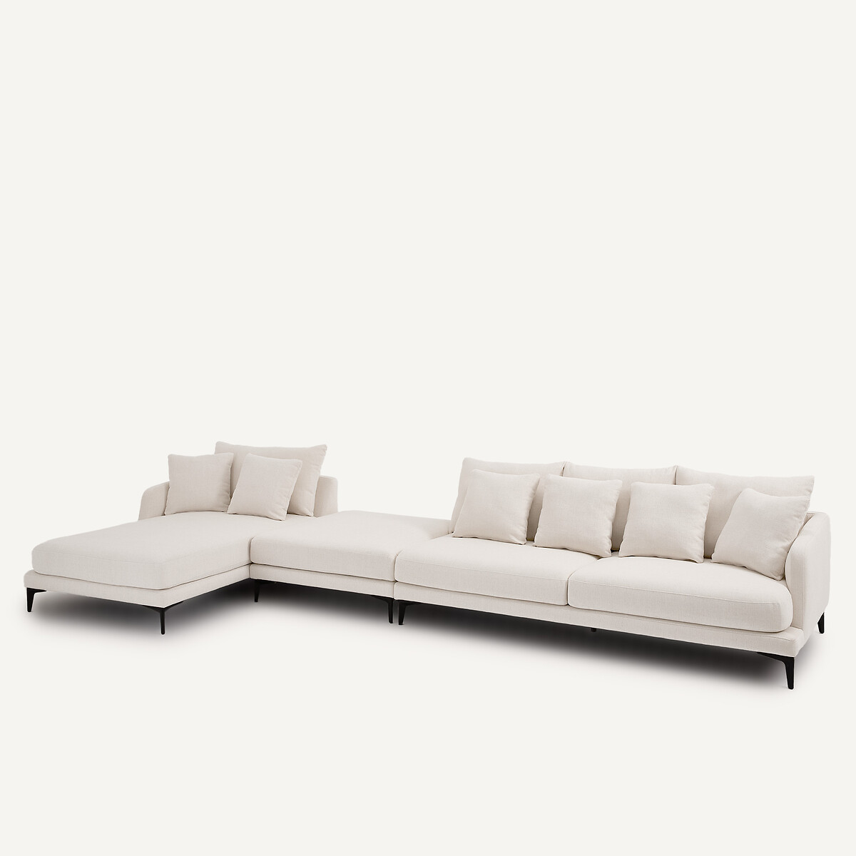 Repose-pieds en toile polyester, MODERNISTE craie, EMMANUEL GALLINA X AM.PM