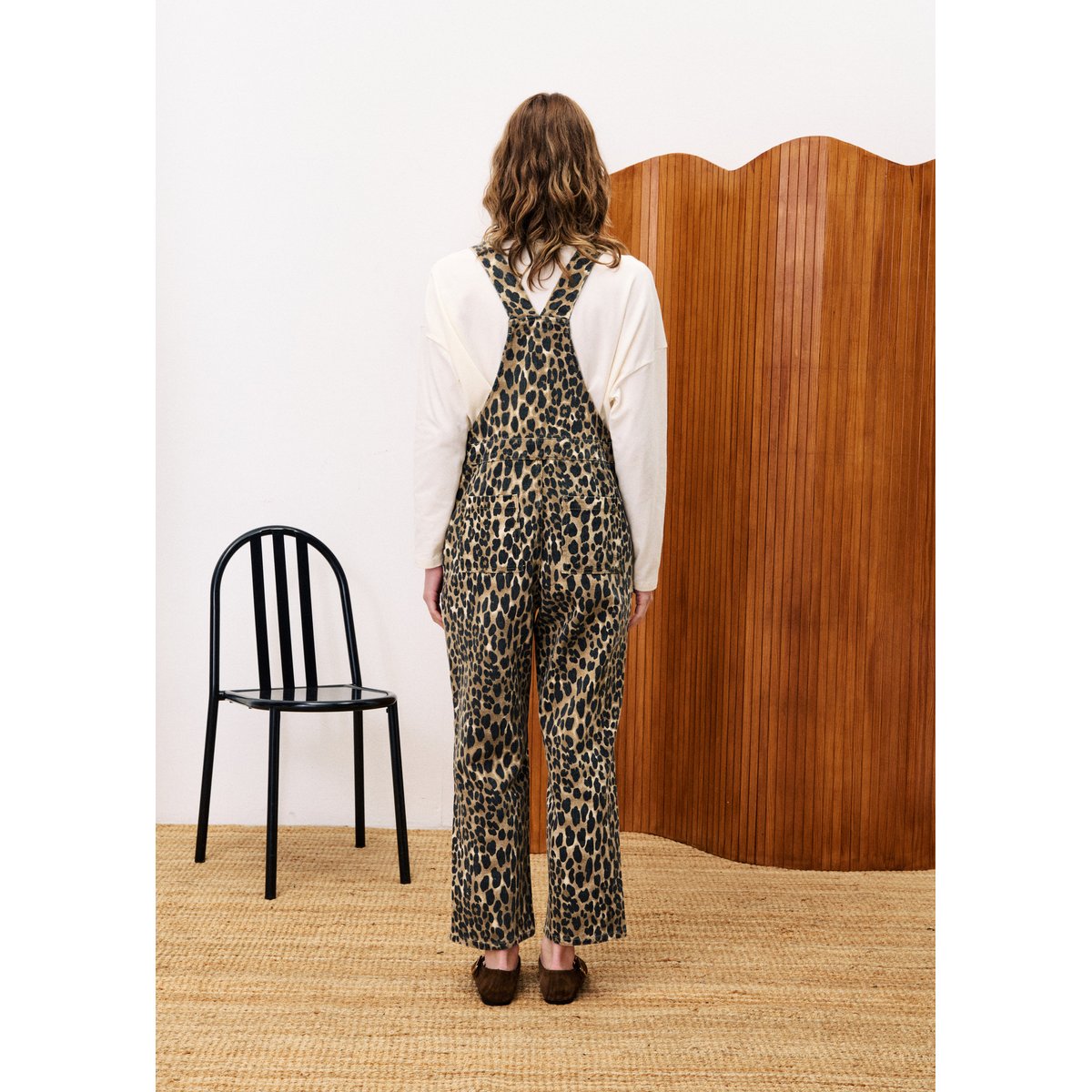 Salopette en coton à motif léopard MORINGA leopard, FRNCH