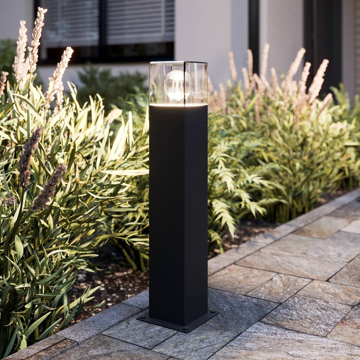 Luminaire extérieur en aluminium moderne anthracite, LUCANDE