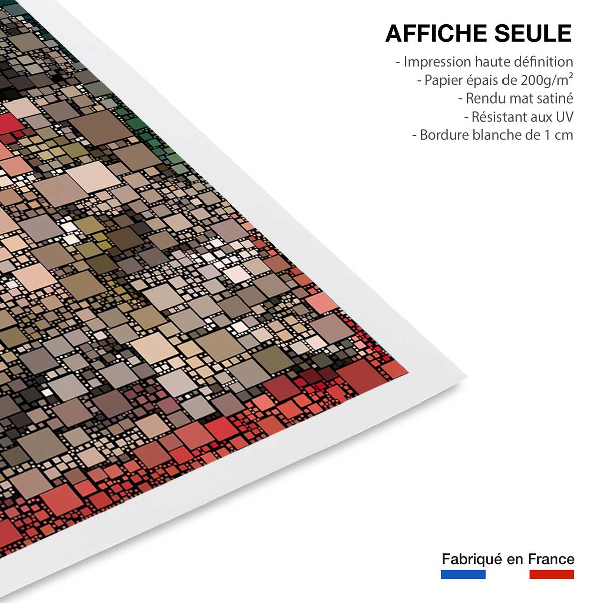 Affiche vitraux king's college affiche seule, HEXOA