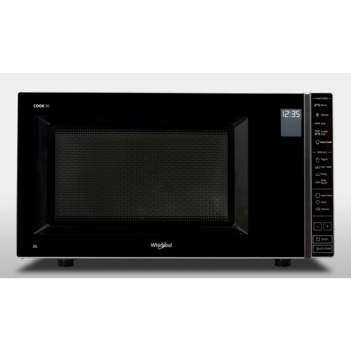 Micro ondes grill MWP303B noir, WHIRLPOOL