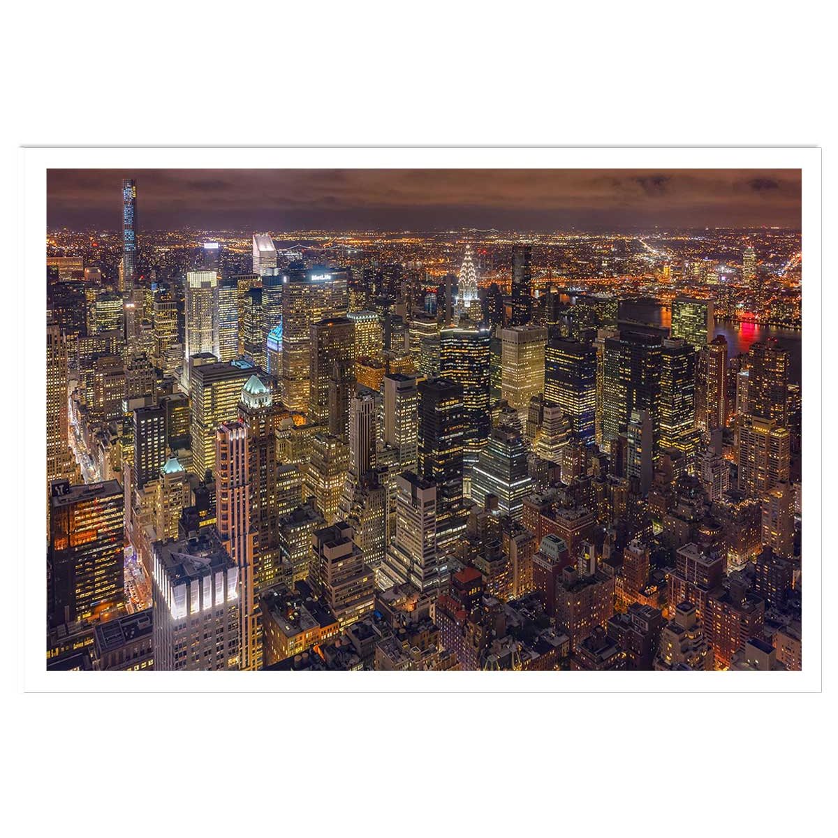 Affiche deco ""Night Life"" affiche seule, HEXOA