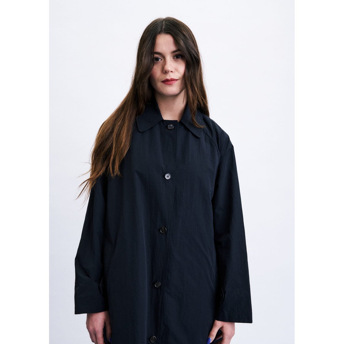 Trench Tomita en coton TOMITA bleu marine, FRNCH