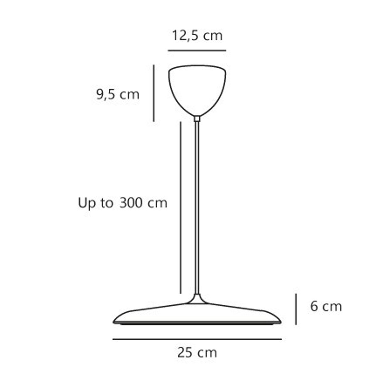 Suspension minimaliste et moderne en métal, ARTIST inox, DESIGN FOR THE PEOPLE