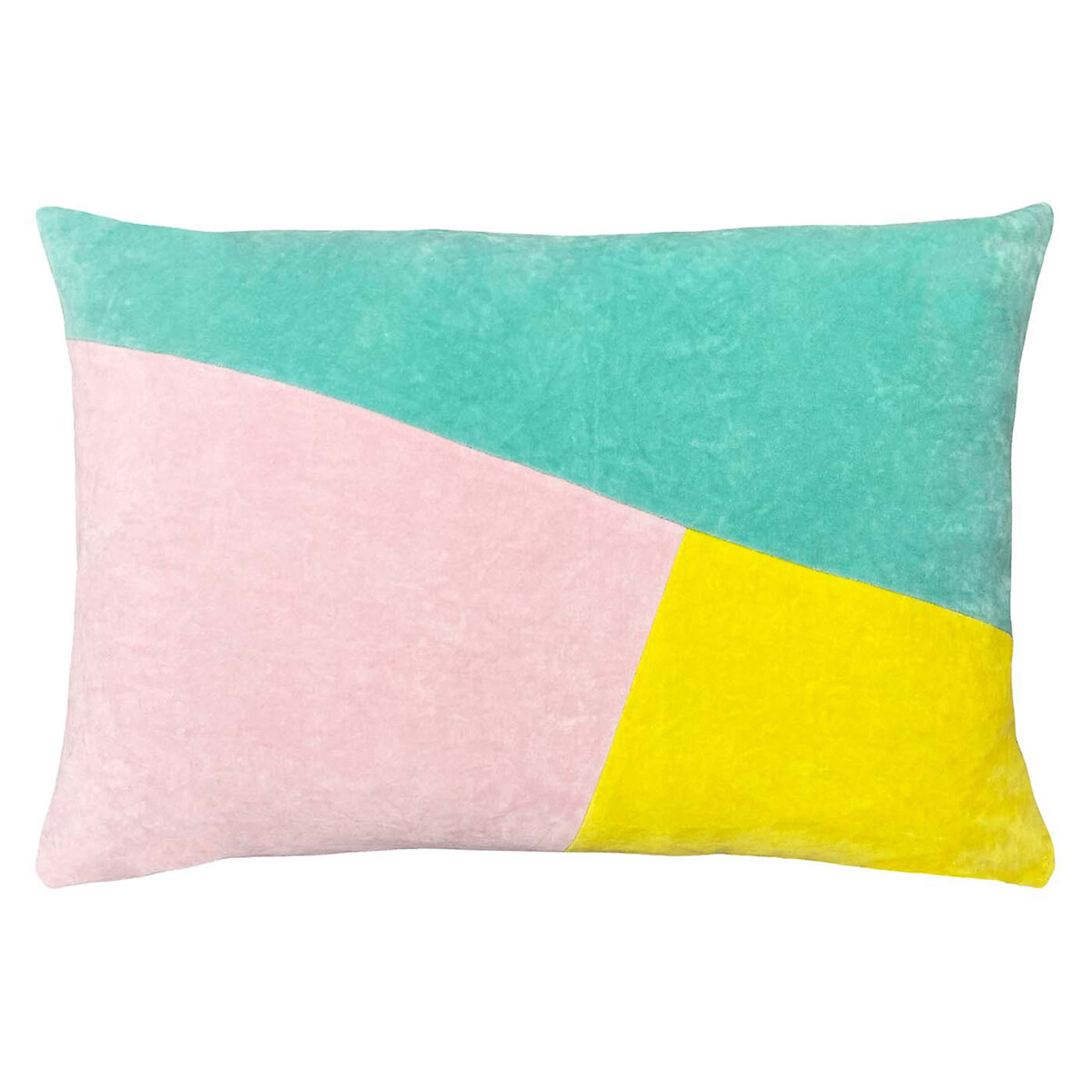 Morella Cotton Velvet Filled Cushion 40x60cm pastel multicolour, FURN.