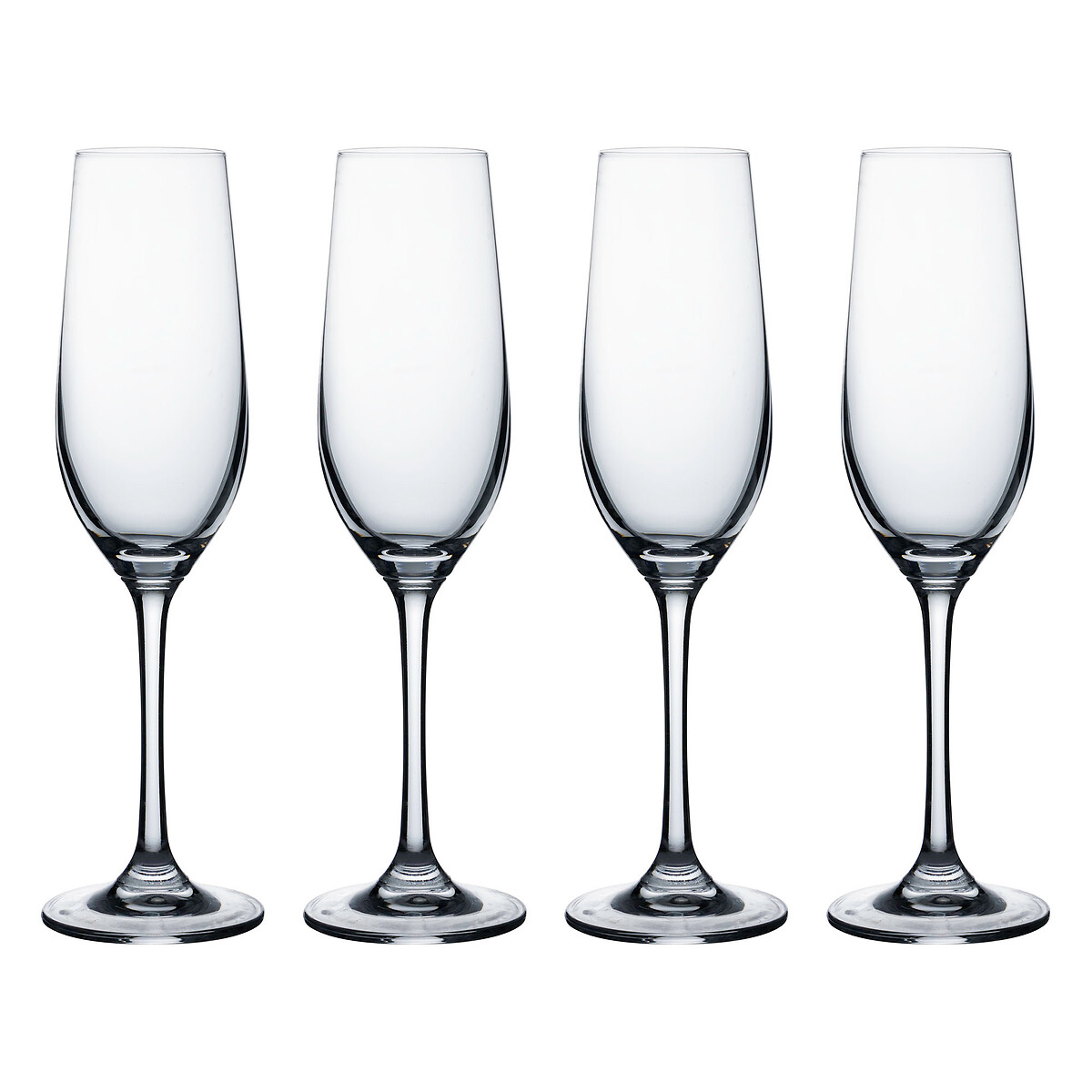 Set of 4 Kings Champagne Flute Glasses glass, RAVENHEAD