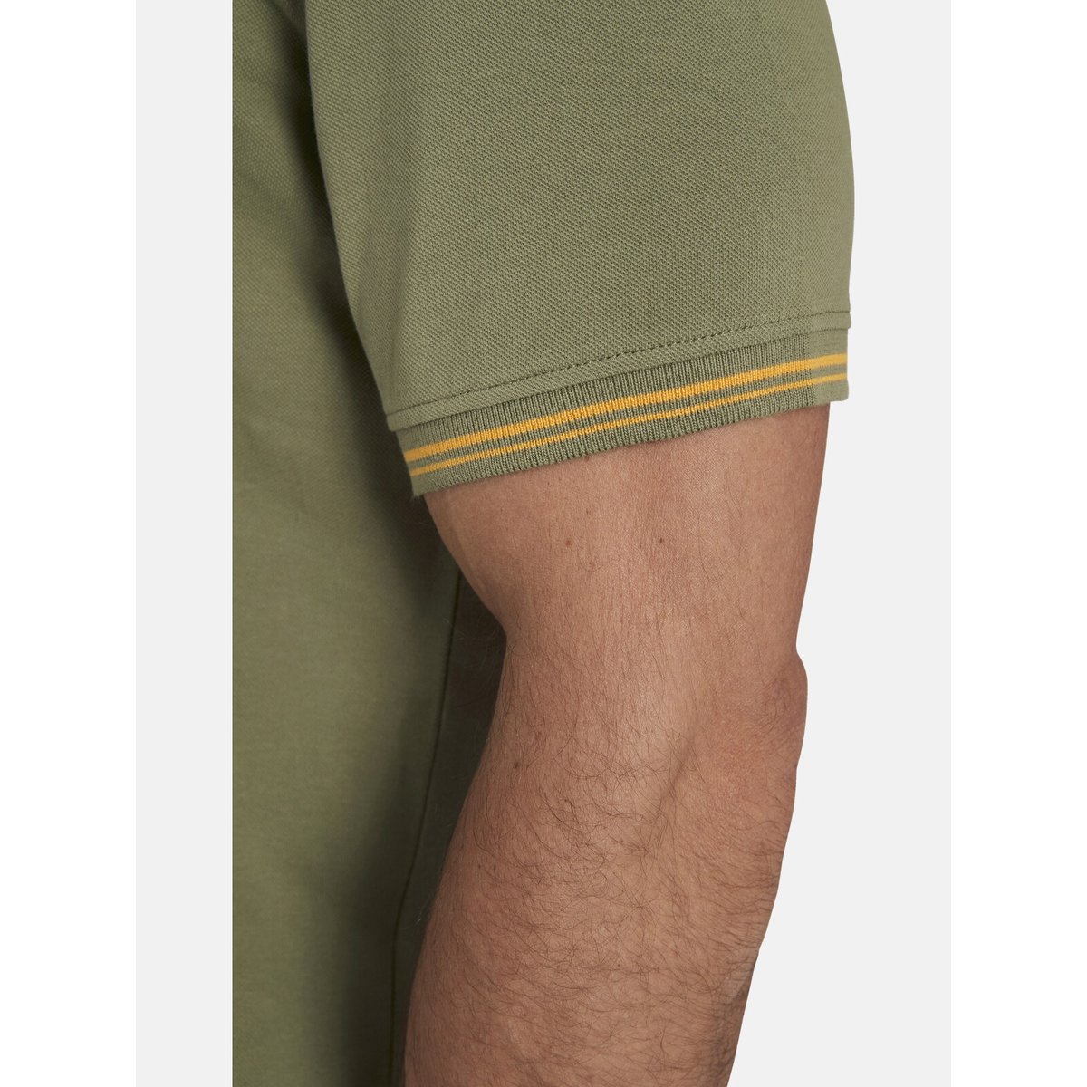 Lot de 2 polos BERAU écru kaki, JAN VANDERSTORM