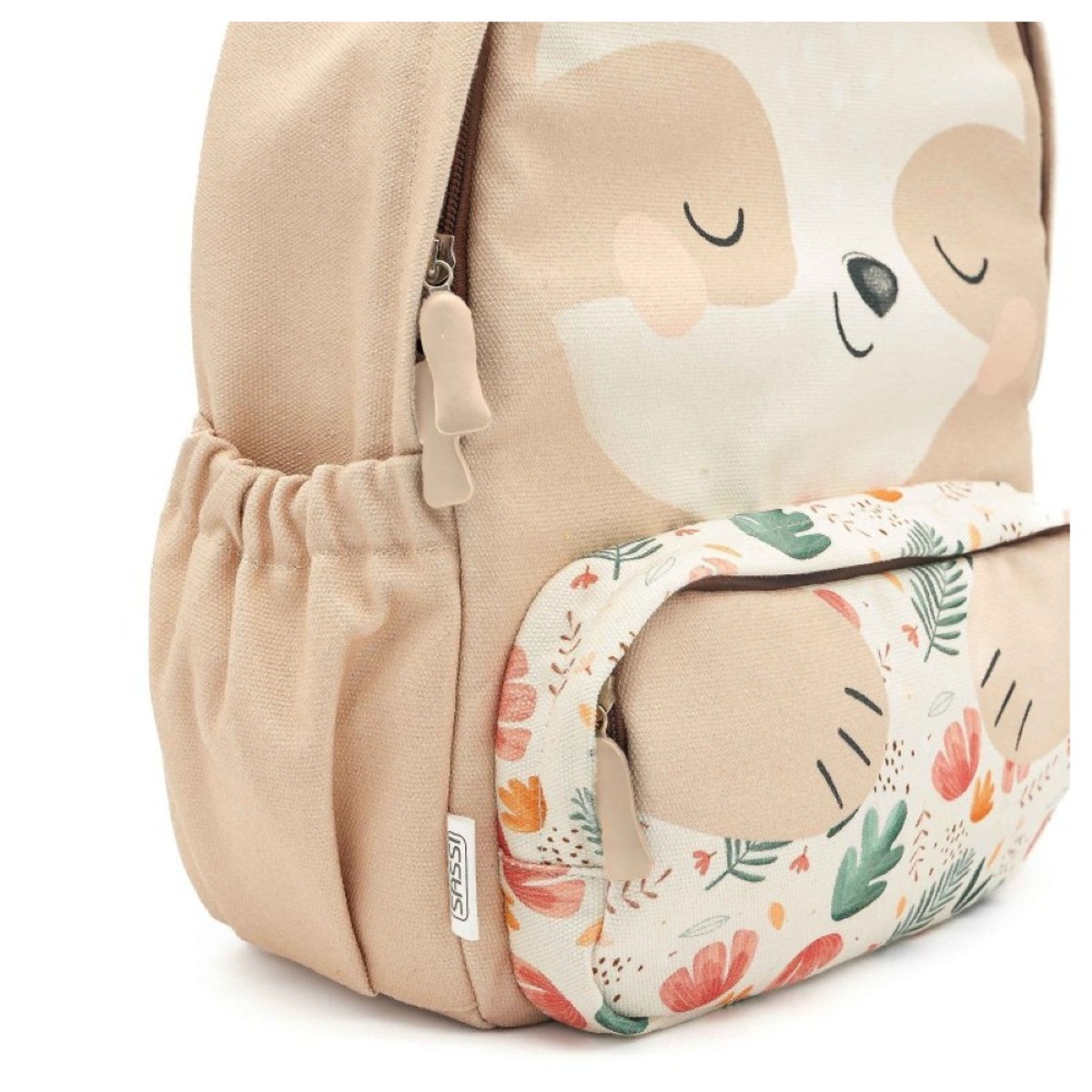 Sac à dos enfant format A4 ours blanc, SASSI JUNIOR