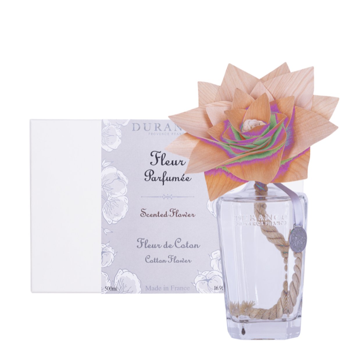 Fleur parfumée grand format FLEUR DE COTON couleur unique, DURANCE