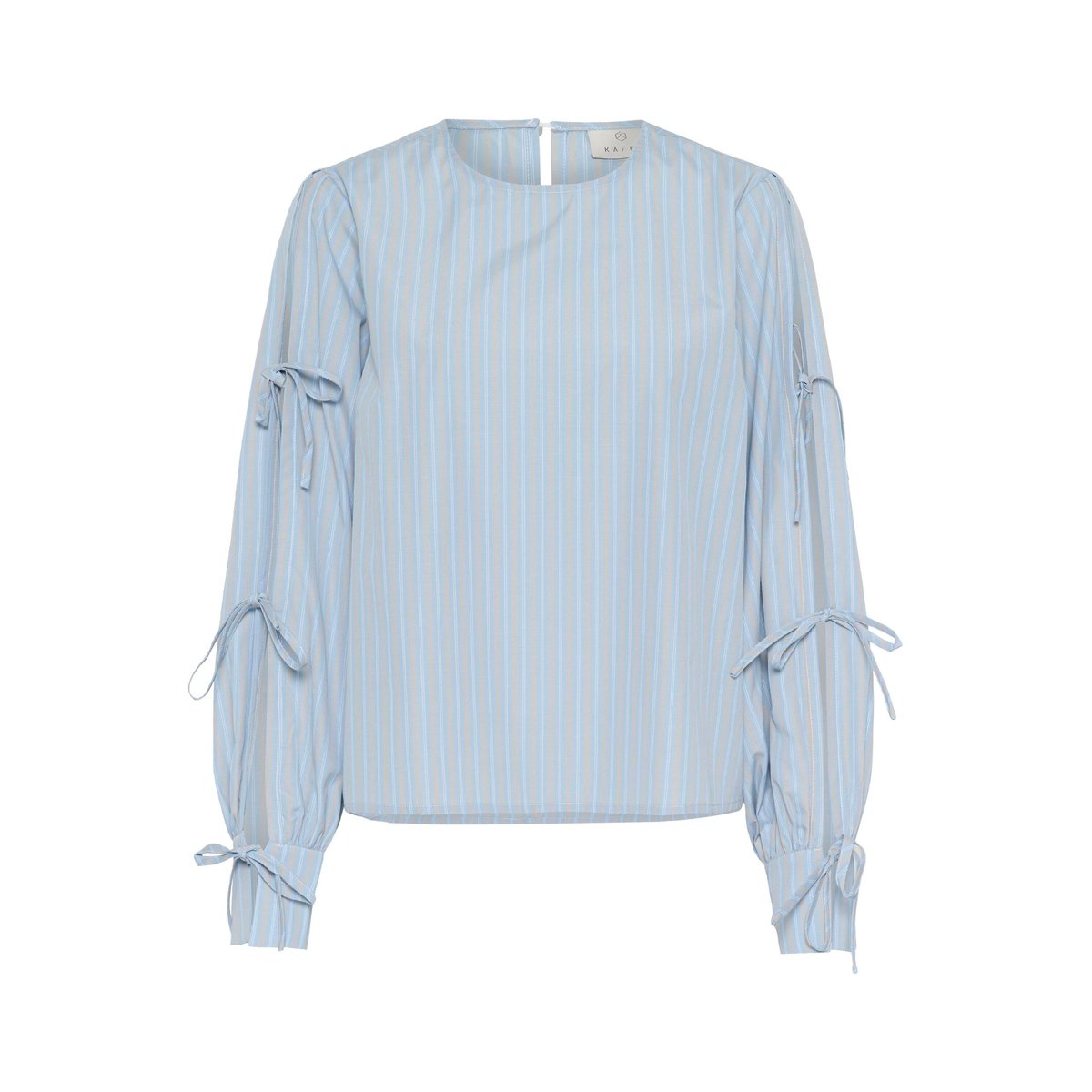 Blouse à manches longues bleu powder blue stripe, KAFFE