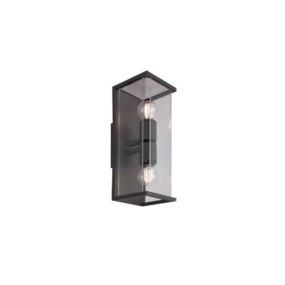 Grande Applique Extérieure Graphite Design anthracite, MILLUMINE