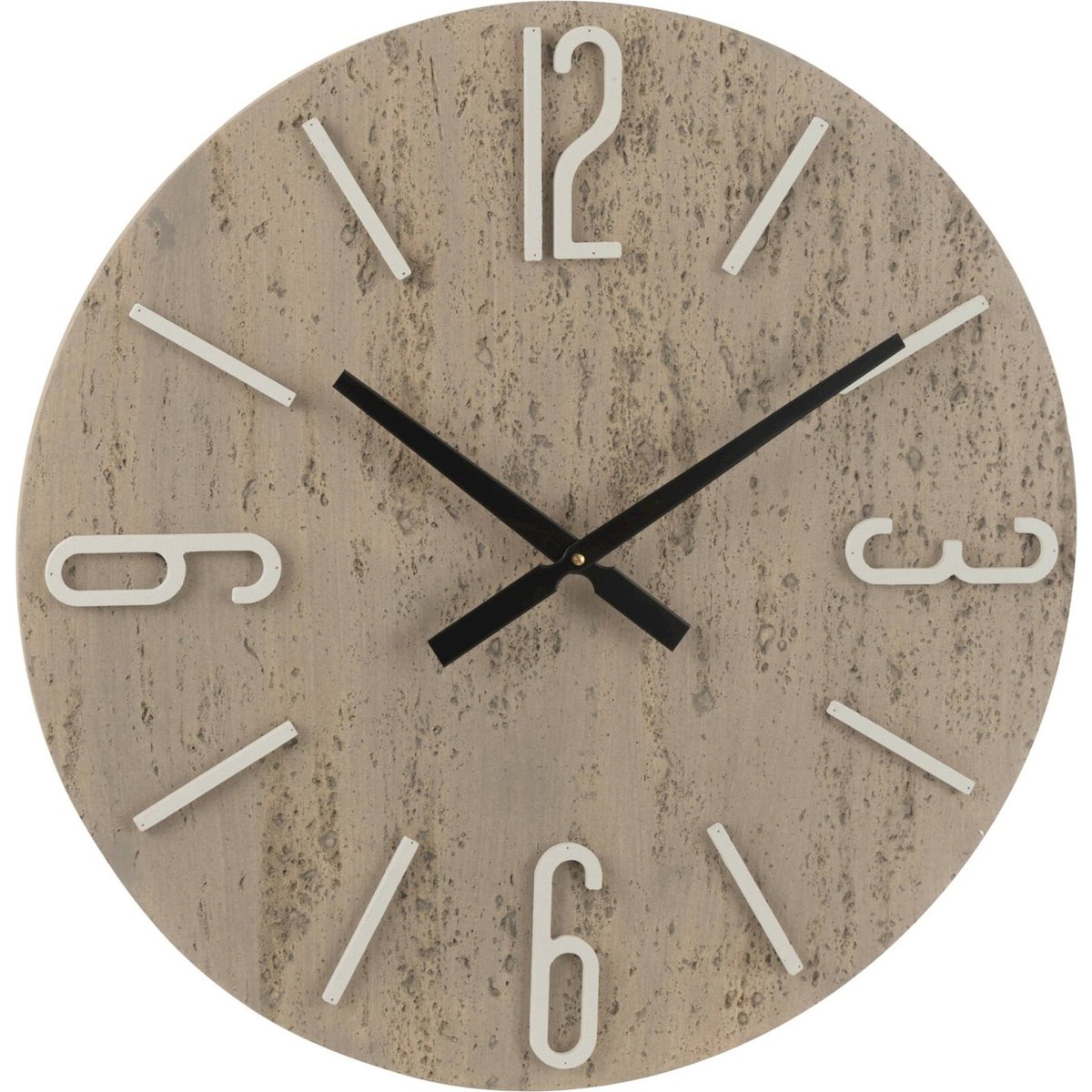 Horloge murale grand format effet pierre effet pierre multicolore, RECOLLECTION