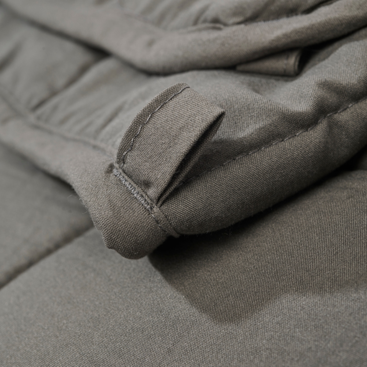 Couette chaude lestée microfibre 7kg gris anthracite, BLEU CALIN