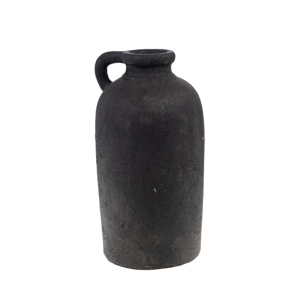 Vase 1 anse Gaia en métal - GAIA noir, AMADEUS