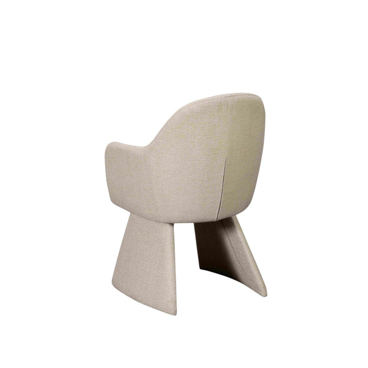 Fauteuil de table beige à assise rembourrée (lot de 2) TREVI beige, PIER IMPORT