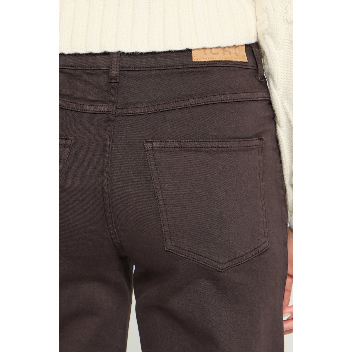 Jeans marron coffee bean, ICHI