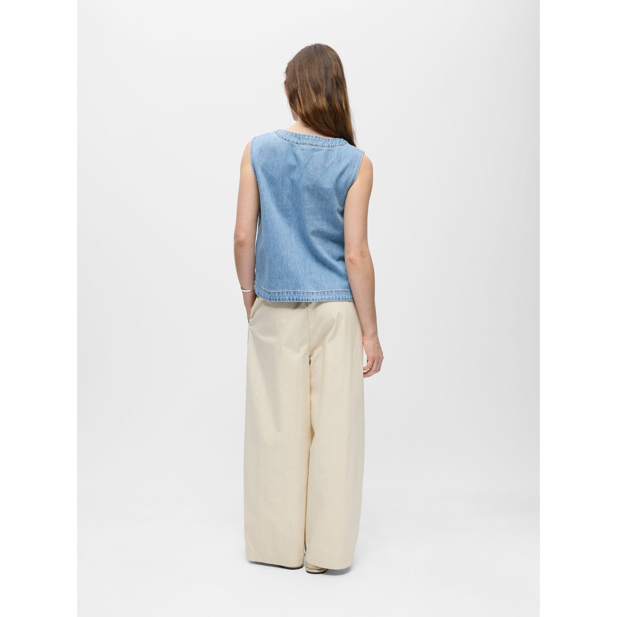 Top light blue denim, OBJECT