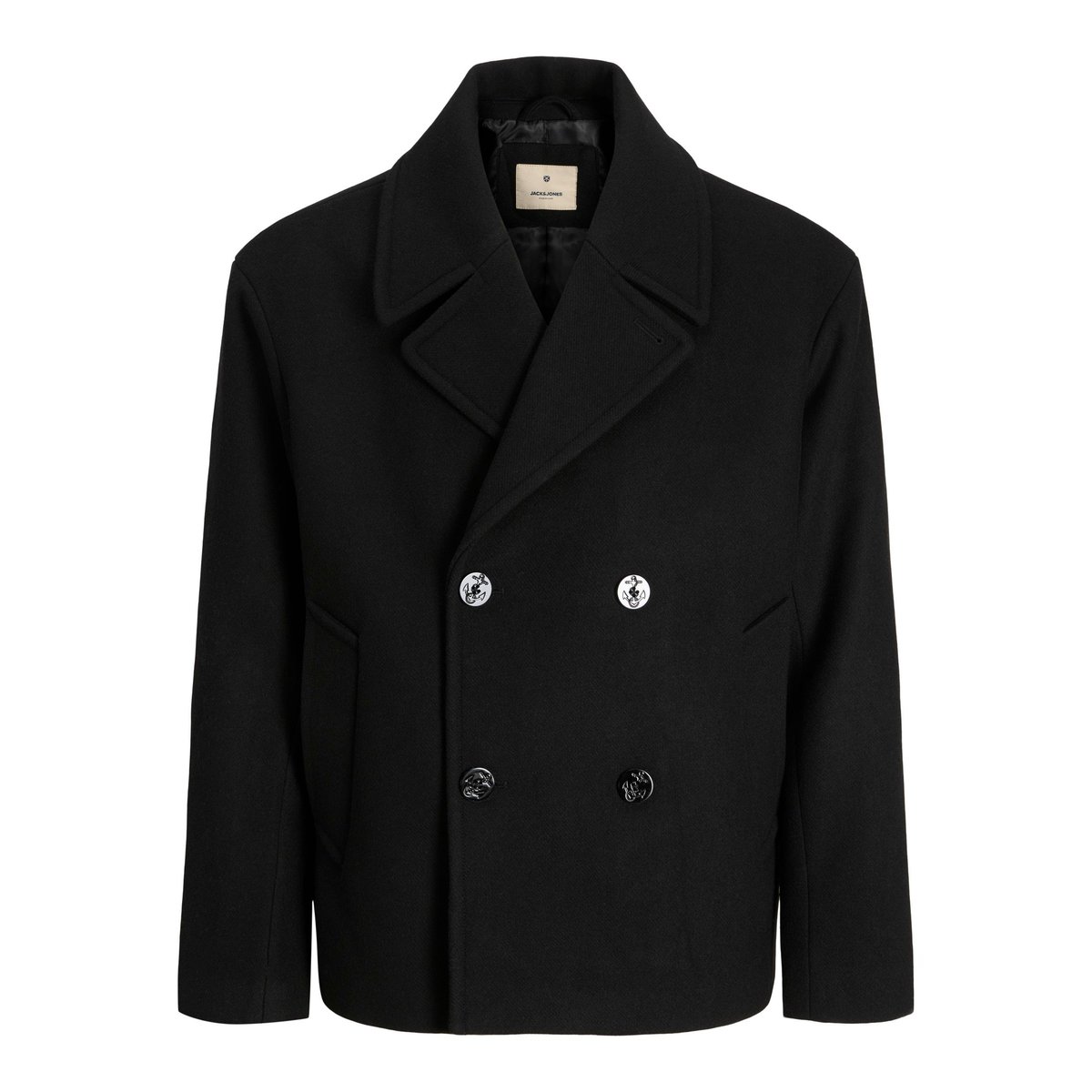 Manteau black 1, JACK & JONES