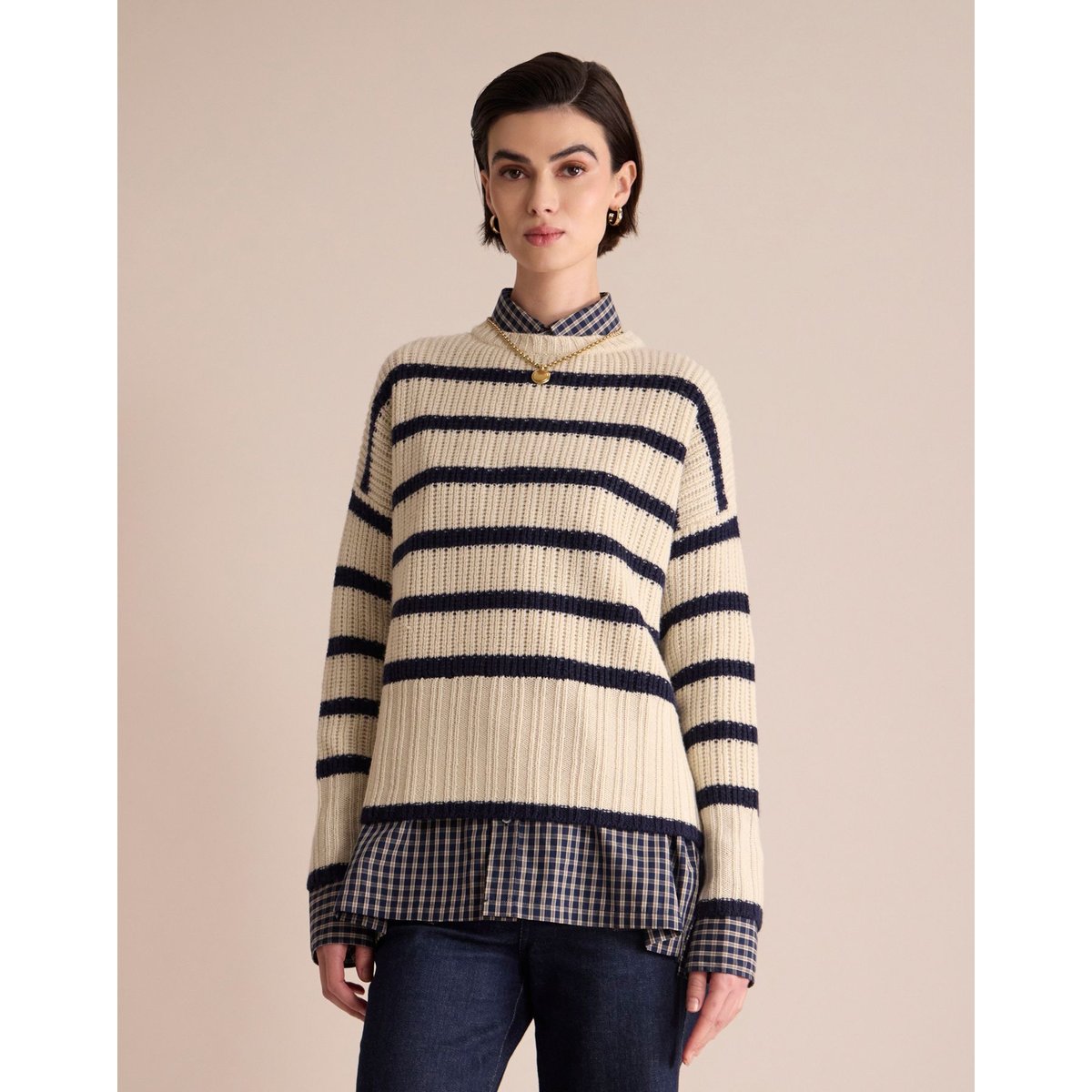 Pull Maelia blanc, INES DE LA FRESSANGE PARIS