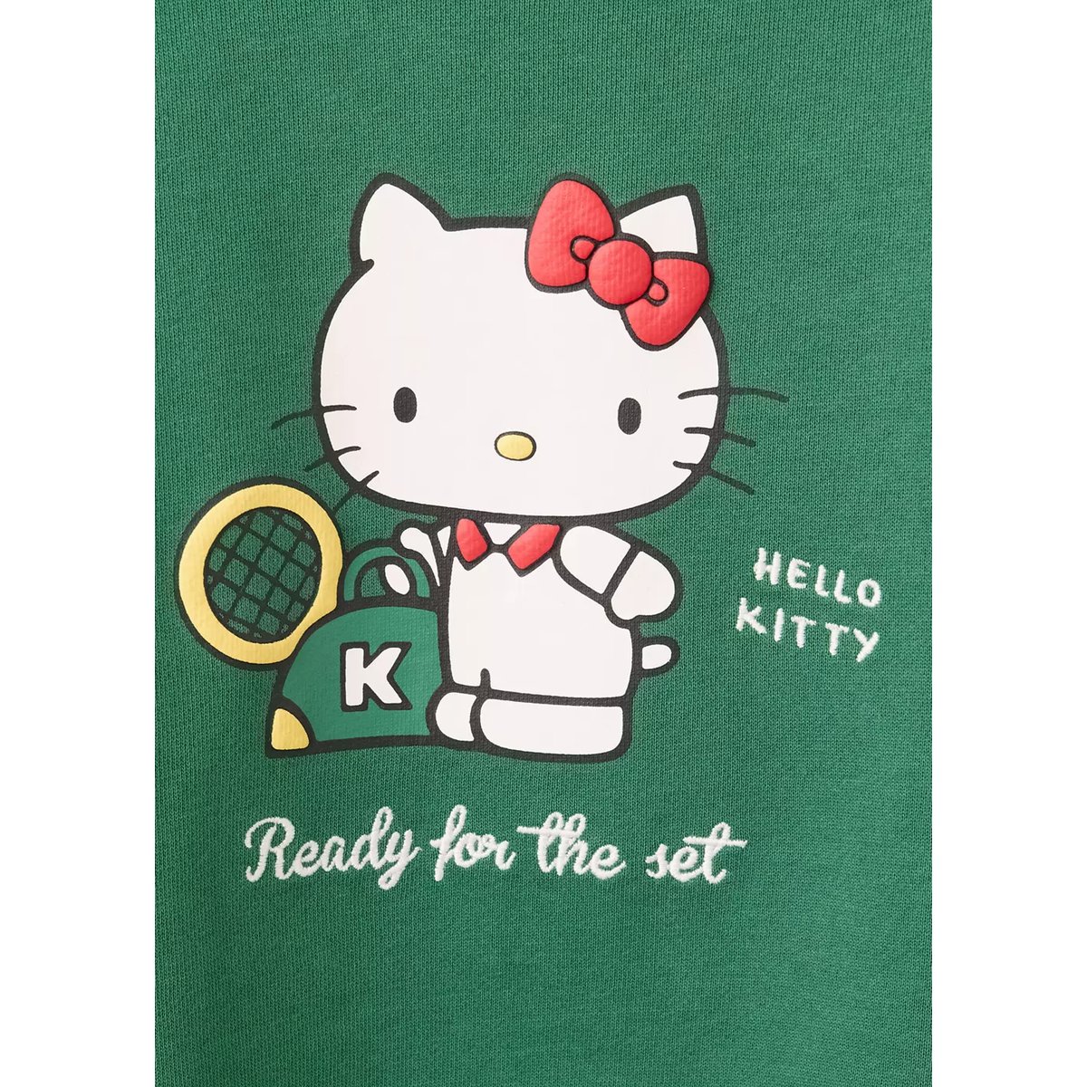 Sweat-shirt Hello Kitty vert, MANGO BABY